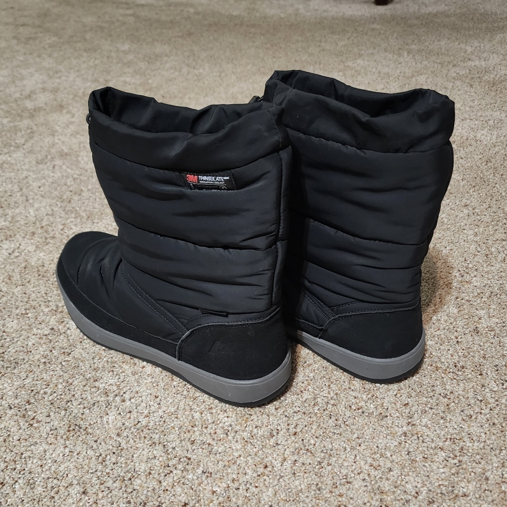 Ozark Trail Black Winter/Snow Boots Men's Sz 10 - Picture 2 of 6